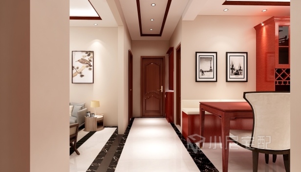 130㎡/三室兩廳一衛/混搭