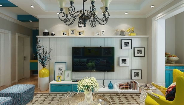 86.7㎡/三室兩廳兩衛/地中海