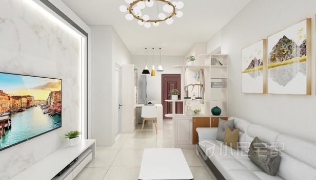 86㎡/兩室一廳一衛(wèi)/簡(jiǎn)約