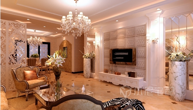 136㎡/三室兩廳兩衛/歐式