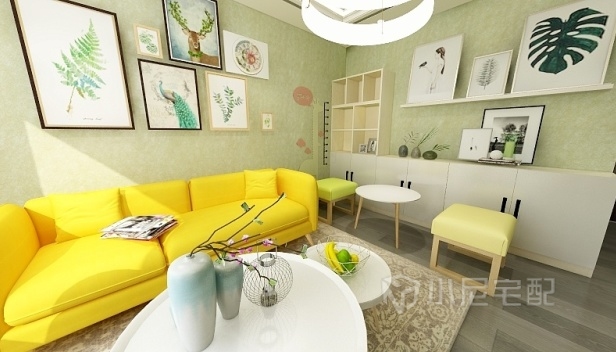 59.18㎡/兩室一廳一衛/混搭