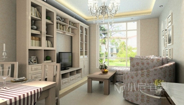 66㎡/兩室兩廳一衛/混搭