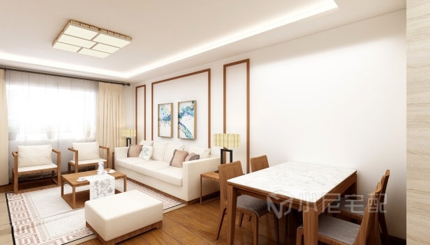 90㎡/兩室兩廳一衛/中式