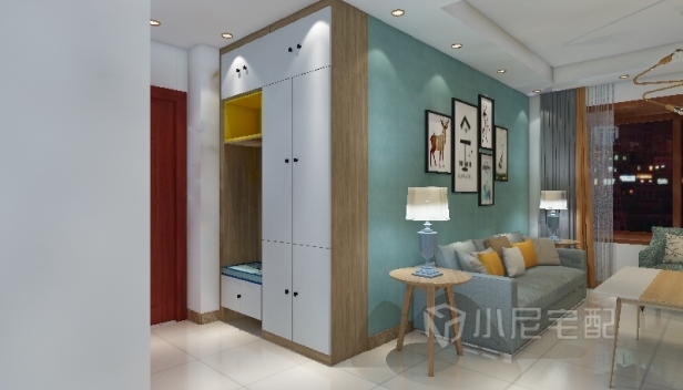 120㎡/三室一廳一衛/混搭