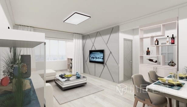 118㎡/三室兩廳一衛/現代