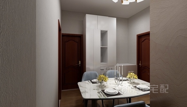 55.77㎡/三室一廳一衛/混搭