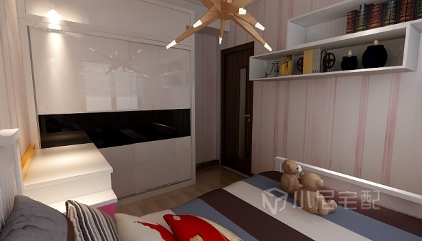 89.9㎡/三室兩廳一衛/混搭