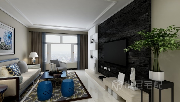 96㎡/兩室一廳一衛/混搭