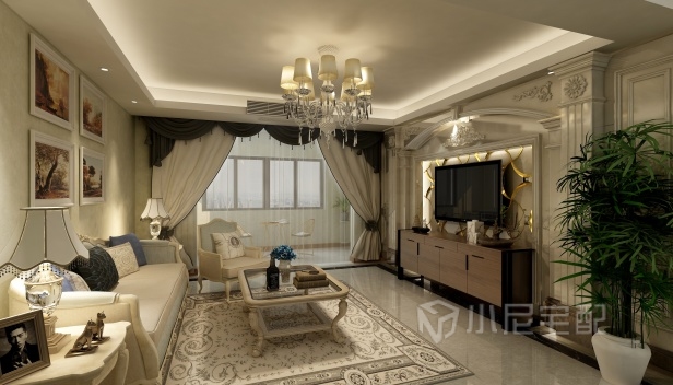 105㎡/三室兩廳兩衛/歐式