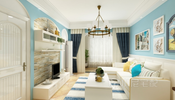 118㎡/三室兩廳一衛/地中海