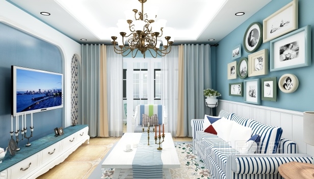 132㎡/三室兩廳兩衛/地中海