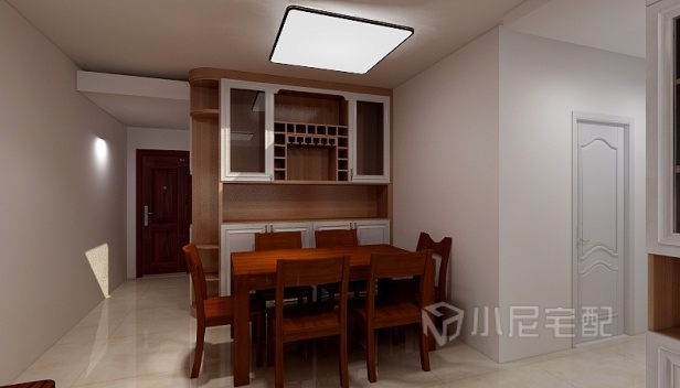 110㎡/三室一廳三衛/混搭