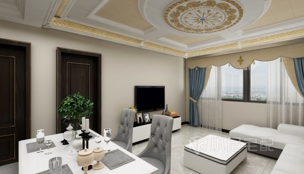 85㎡/三室一廳一衛/歐式