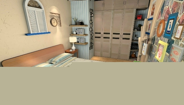 90.78㎡/三室一廳兩衛/混搭