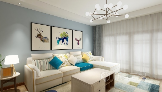 128㎡/三室兩廳兩衛/簡約