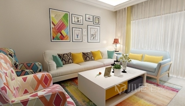 72.67㎡/三室兩廳兩衛/混搭