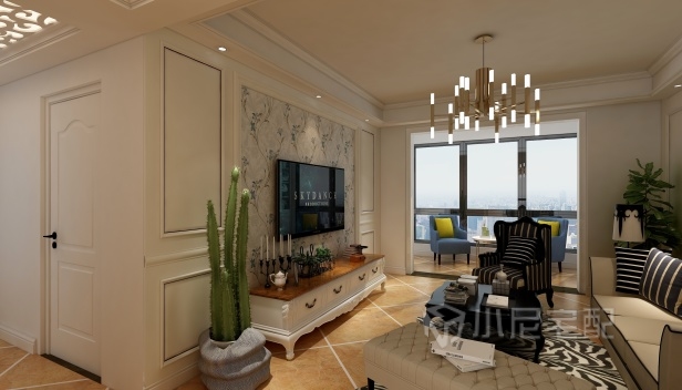 130㎡/三室兩廳兩衛/美式