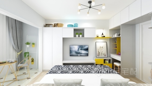 37.5㎡/兩室一廳一衛/現代