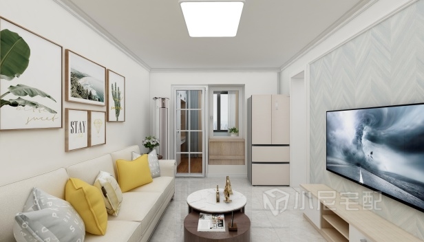 80㎡/兩室一廳一衛/現代