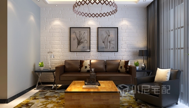 74㎡/兩室兩廳一衛(wèi)/中式