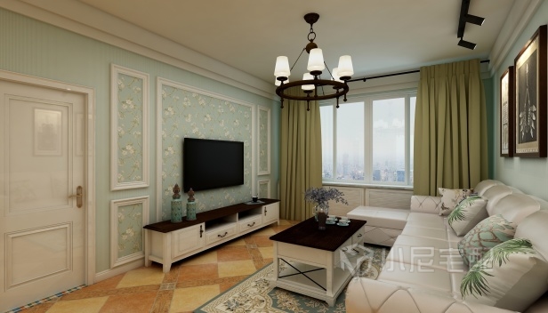 127㎡/三室兩廳一衛/美式