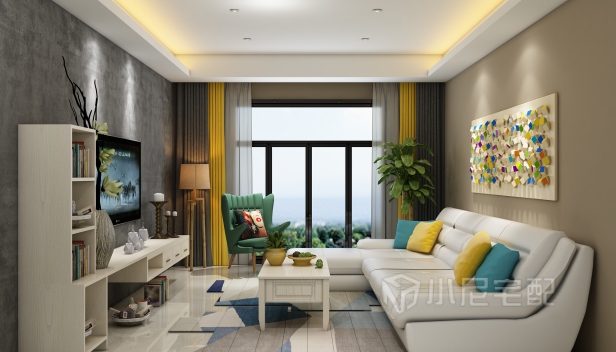 120㎡/三室一廳兩衛/歐式