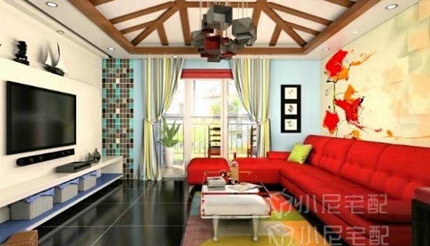 110㎡/三室一廳一衛/混搭