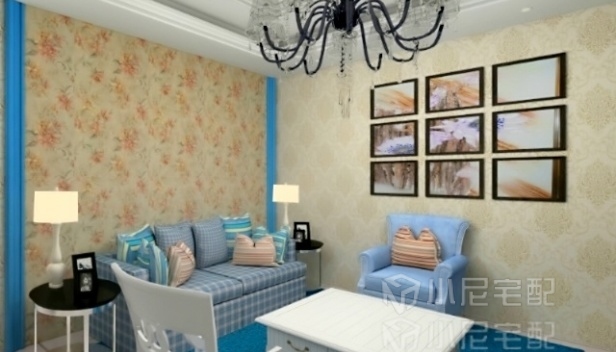 110㎡/三室兩廳一衛/混搭