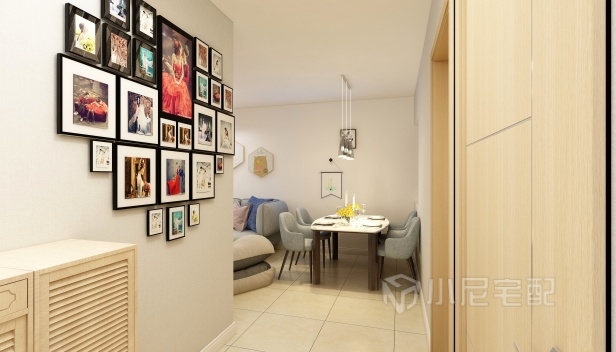 62㎡/兩室一廳一衛/歐式