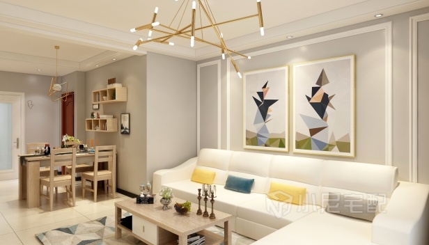 90㎡/兩室兩廳一衛/簡約