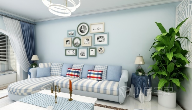 120㎡/三室兩廳一衛/地中海