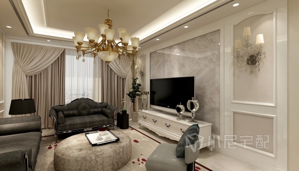 106㎡/三室兩廳一衛/歐式