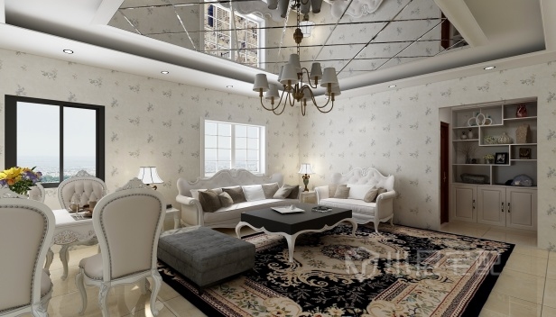 130㎡/三室一廳兩衛/歐式