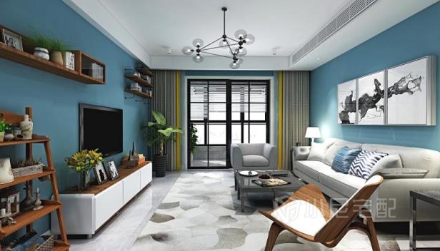 115㎡/四室兩廳兩衛/混搭