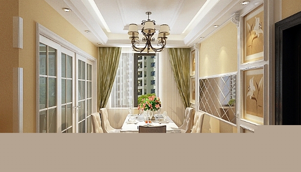 128㎡/三室兩廳兩衛(wèi)/歐式